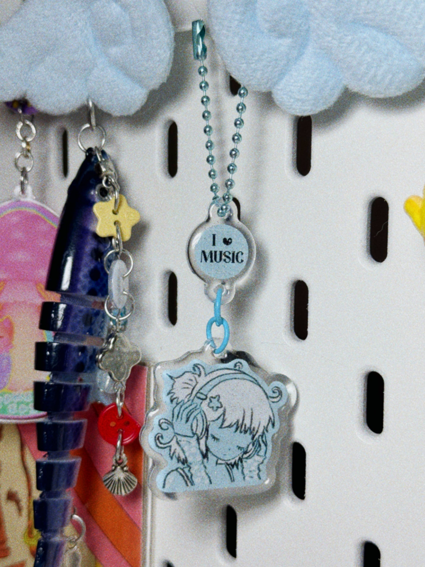 Music Lover Acrylic Keychain