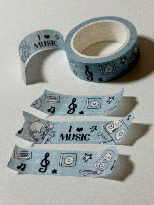 Music Lover Washi - 15mm x 10m