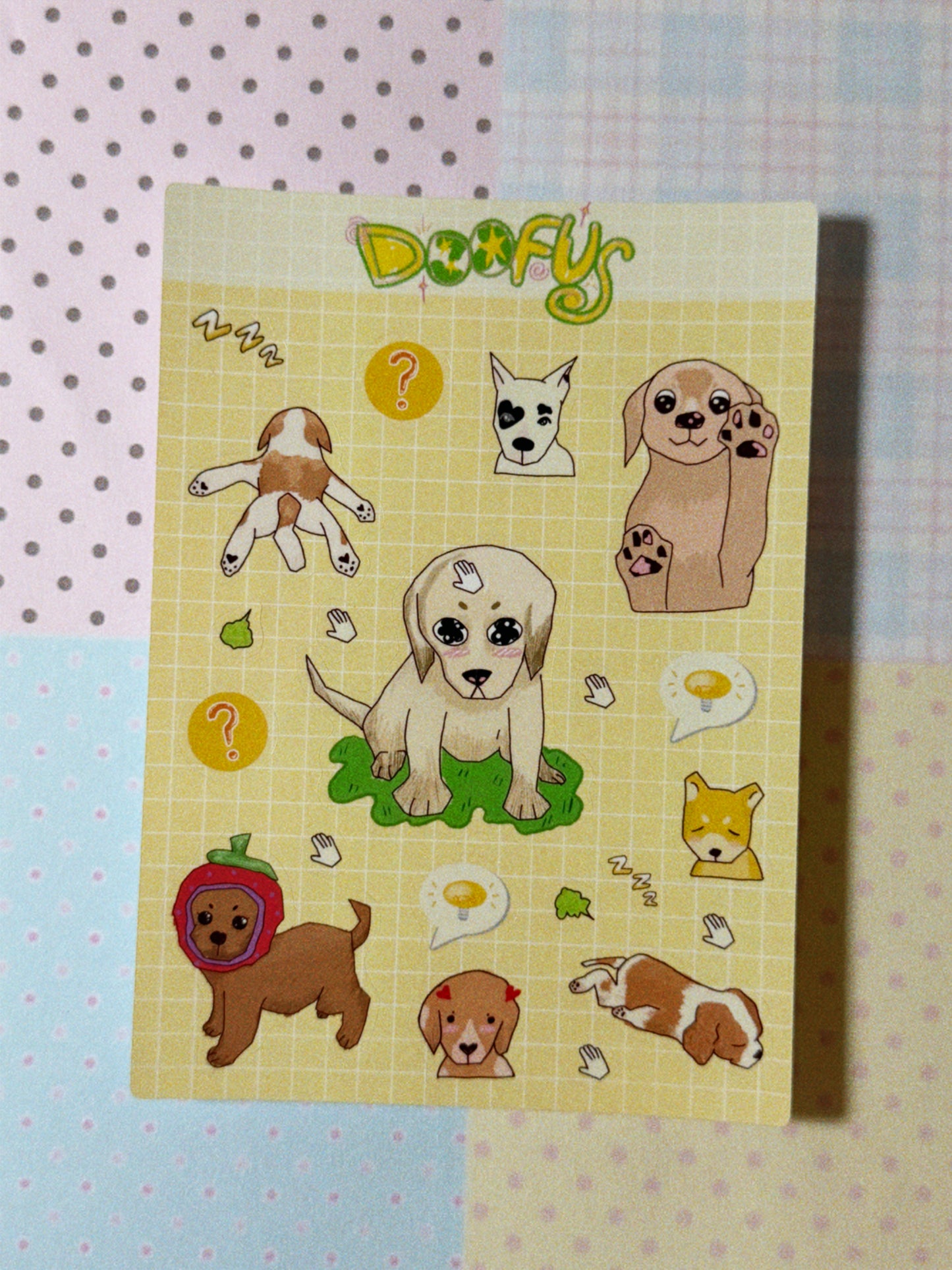 Nintendogs Sticker Sheet