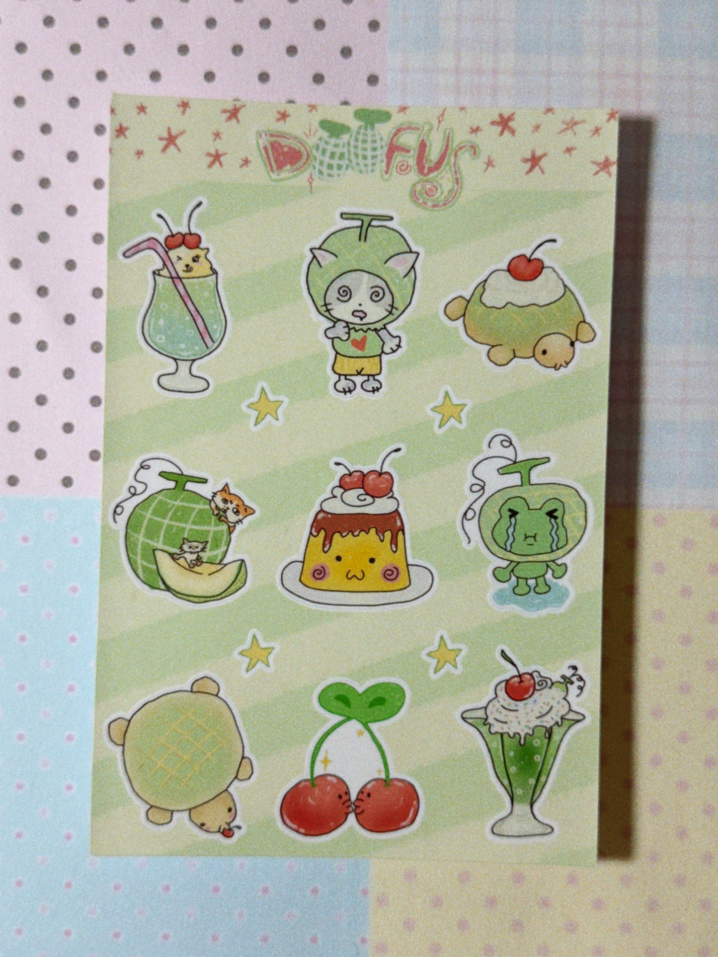 Melon Lovers Sticker Sheet