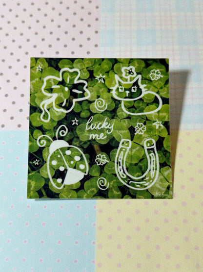 Lucky Clovers Sticker Sheet