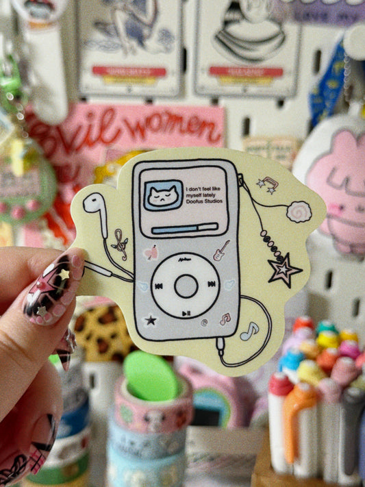 Moody iPod Sticker