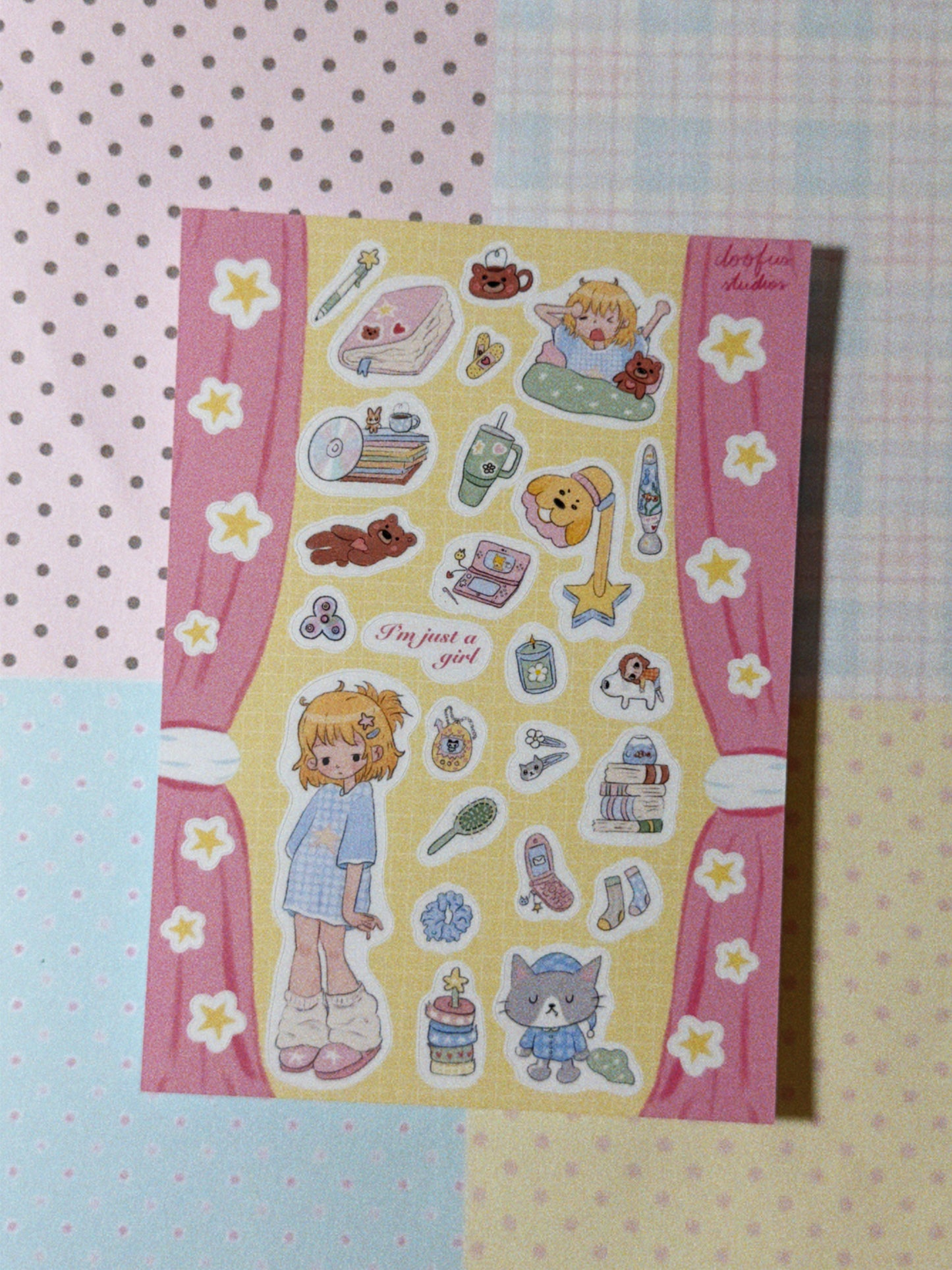 Sleepy Girlhood Sticker Sheet