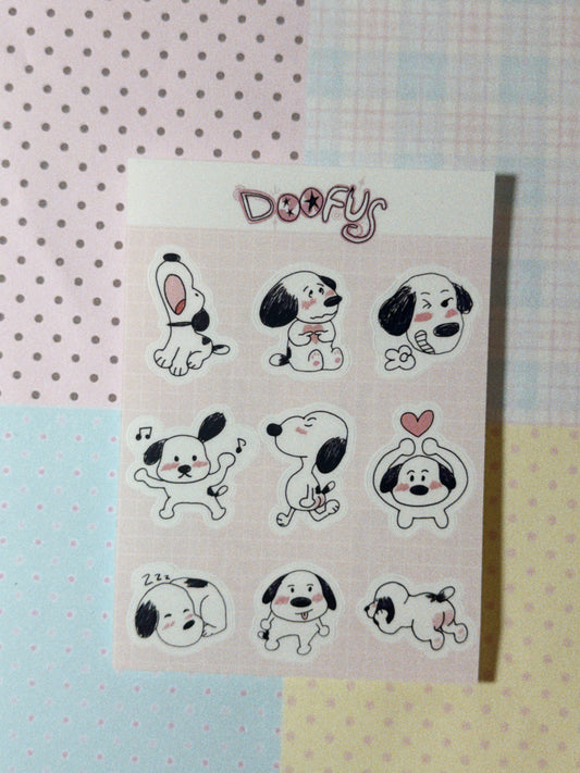 Snoopie Sticker Sheet