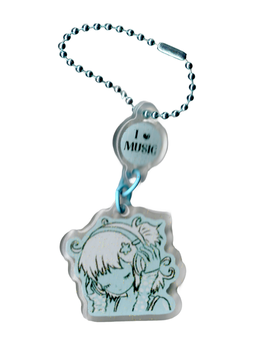 Music Lover Acrylic Keychain