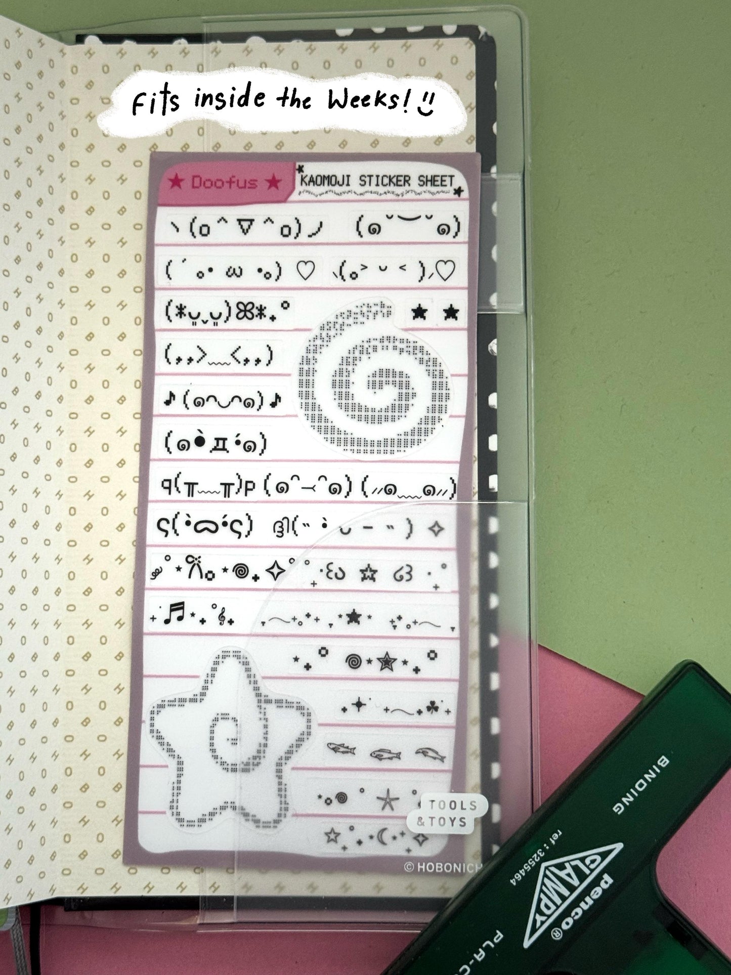Kaomoji Sticker Sheet