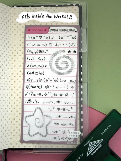 Kaomoji Sticker Sheet