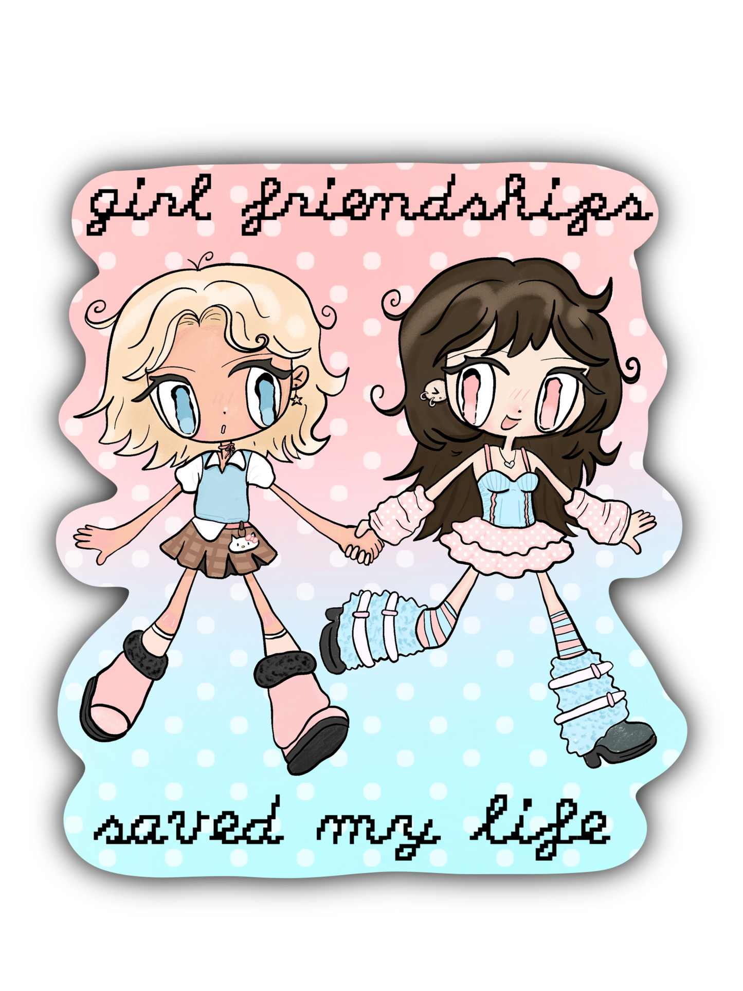 Girl Friendships Sticker