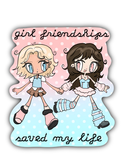 Girl Friendships Sticker