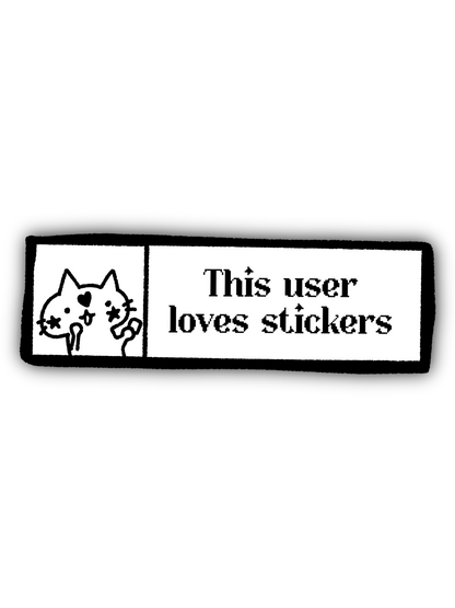 Sticker Lover User Sticker