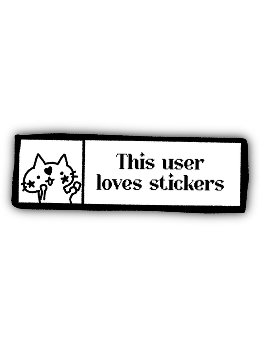 Sticker Lover User Sticker