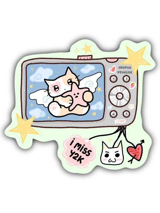 Retro Digi Camera Sticker