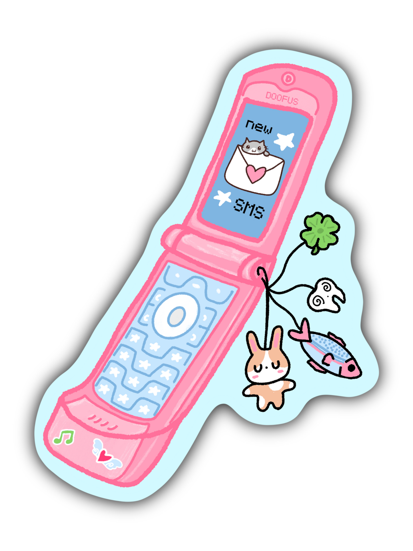 Motorola with Charms Sticker