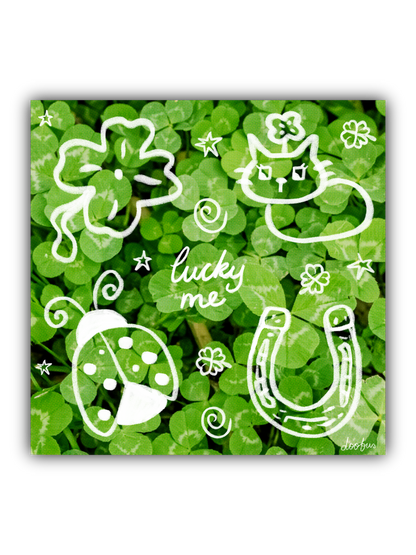Lucky Clovers Sticker Sheet
