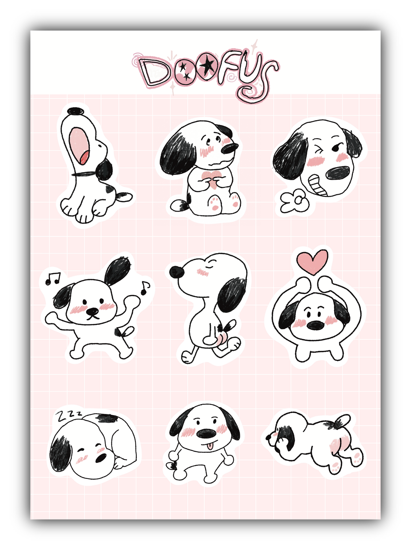 Snoopie Sticker Sheet
