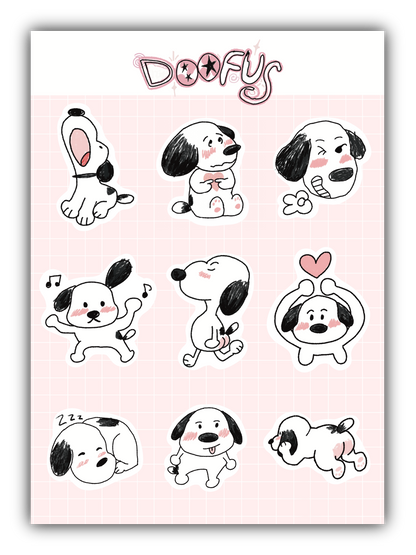 Snoopie Sticker Sheet