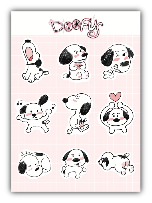 Snoopie Sticker Sheet