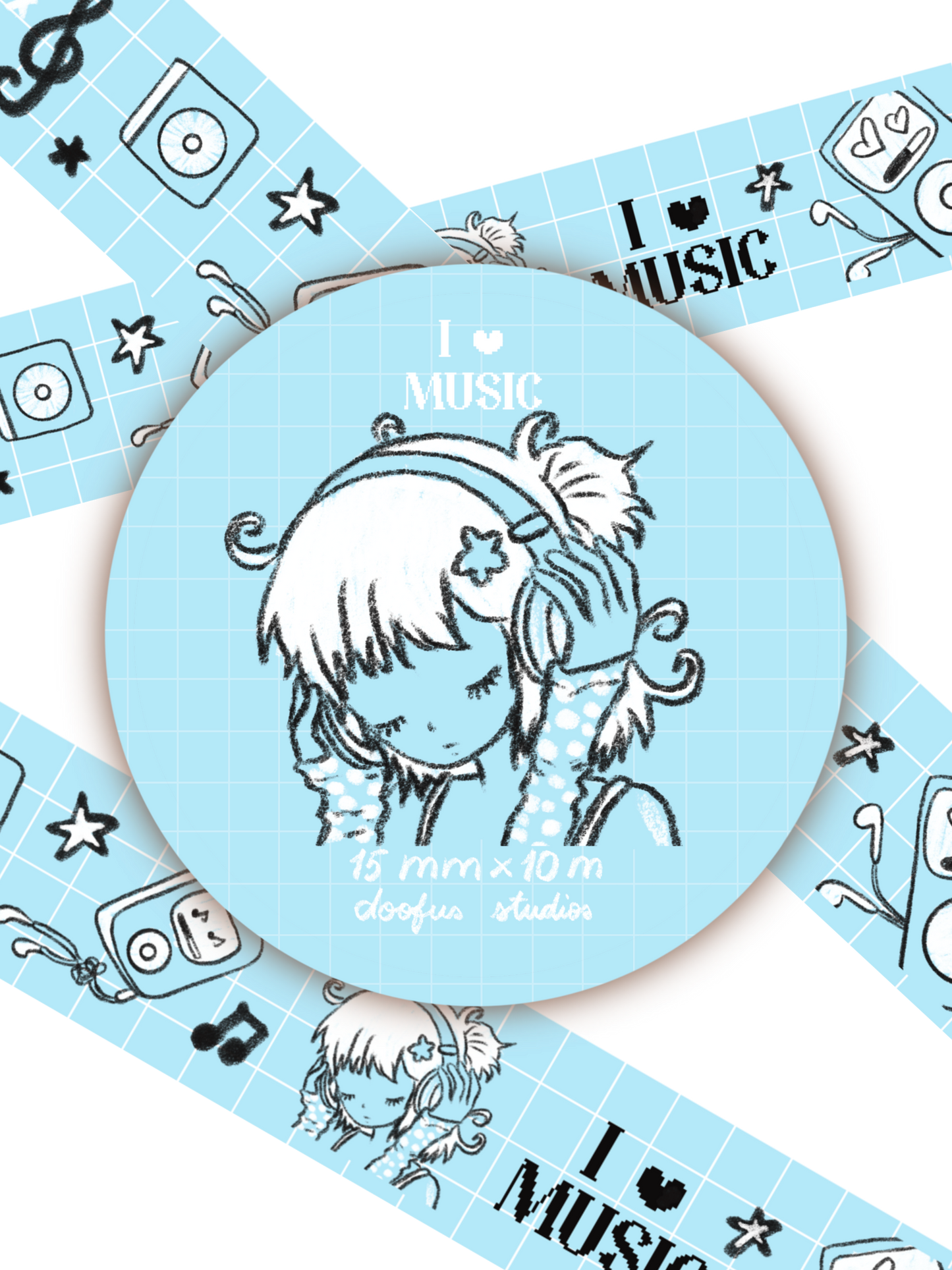 Music Lover Washi - 15mm x 10m